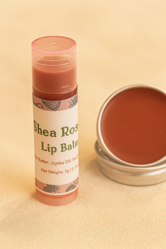 Shea Rose Glow – Tinted Lip Balm